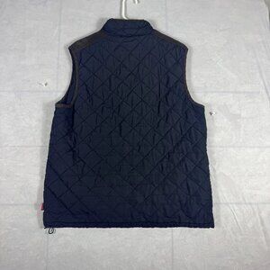Coleman‎ Men's Quilted Vest Blue Outdoor Camping Hiking Full-Zip Pocket Large